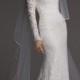 Watters Visconti Long Sleeve Lace Gown 