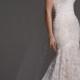 Watters Medici Strapless Lace Mermaid Gown 