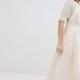 TFNC WEDDING Pleated Maxi Dress With Spot Mesh Frill Detail
