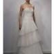 Victoria Nicole - Spring 2013 - Strapless Lace and Tulle A-Line Wedding Dress with Three-Tiered Skirt - Stunning Cheap Wedding Dresses