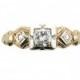 Vintage Diamond Engagement Ring; Diamond Engagement Ring; Engagement Ring; Yellow Gold Diamond Engagement Ring; Vintage Engagement Ring