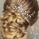 Crystal Bridal hair pins Silver Bridal Hair Pin Pearl hair pins Wedding bobby pins Bridal Hair Comb Wedding Hair Accessory Bridal bobby pins