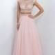 Blush 5513 Prom Dress - Blush Illusion, Jewel, Sweetheart 2 PC, Ball Gown, Crop Top Long Prom Dress - 2018 New Wedding Dresses