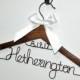 Wedding hanger,bride hanger,Mrs hanger, Bridal Shower Gift, Personalized Bride Hanger, Personalized Custom Wedding Hanger, dress hanger,