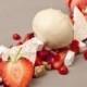 Assiette Of Strawberries With Balsamic Vinegar Ice Cream
