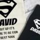 Suit Up it's Time to be our Best Man Superhero Personalised Socks and Bag Wedding Morning Gift