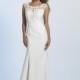 Dave and Johnny A4728 Crepe Gown with Ribbon Embellishment - Brand Prom Dresses