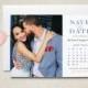 Save the Date Calendar Magnet - Wedding Save the Date with Calendar - Calendar Magnet - Magnet Calendar