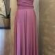 Hottest 2018 Bridesmaid Dress Color "Nostalgia Rose" Bridesmaid Infinity Dress Dusty Rose Floor Length Maxi Wrap Convertible Dress Dress