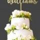 Customized Wedding Cake Topper, Wedding Date Cake Topper, Last Name Topper, Wedding Decorations, Rustic Cake Topper, Wood Cake Topper, CT21