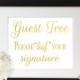 wedding tree guest book, Please sign our guestbook, Guest Tree sign, Please leaf signature, Wedding signage, Gold Wedding, Guestbook Sign