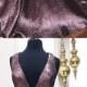 Elegant V Neck A Line Chocolate Long Prom Dress Ball Gown With Pockets OK948