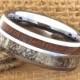 Tungsten Ring, Men's Tungsten Wedding Band, Men's Tungsten Ring, Tungsten Band, Antler, Men's Tungsten, Personalized Engraving, Men's Ring