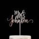 Personalized Cake Topper for Wedding, Custom Personalized Wedding Cake Topper, Customized Wedding Cake Topper, Mr and Mrs Cake Topper 29