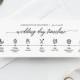 Wedding Day Timeline Card, Itinerary, Agenda, Schedule, Order of Events Infographic, 100% Editable Template, Instant Download #034-101WDT