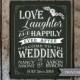 wedding chalkboard sign, wedding welcome sign, printable chalkboard wedding sign, digital download