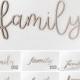Wooden Wall Decor Word "family", Family Sign, Wooden Sign, Wall hanging, Wooden Word, Wall decor, Famliy Wall Sign, Wall Word
