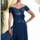 Beaded Lace Gown by Mon Cheri Montage Boutique 113941W - Bonny Evening Dresses Online 