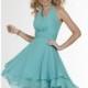 Mermaid Halter Neck Pleated Dress by Christina Wu Occasions - Color Your Classy Wardrobe