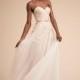 BHLDN Spring/Summer 2018 Guinevere Chapel Train Ivory Sweet Spaghetti Straps Aline Appliques Tulle Wedding Gown without Sash - Customize Your Prom Dress