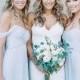 Light Blue Bridesmaid Dresses,Bridesmaid Dresses Long,Boho Bridesmaid Dresses,Rustic Wedding,Maid Of Honor Dresses,FS068