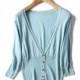 1/2 Sleeves High Waisted Summer Comfortable Tencel Color Cardigan Knitted Sweater - Lafannie Fashion Shop