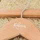 Personalized Wooden Wedding Day Hanger