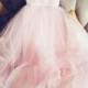 Pink Evening Dresses, Short Prom Dresses, Simple Spaghetti Straps V Neck Tulle Pink Prom/evening Dress, Pink Tulle Bridal Dress WF01-991