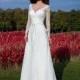 Marvelous Lace Jewel Neckline A-line Wedding Dresses With Sash - overpinks.com