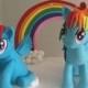 3D Edible Cake Topper Cute My Little Pony Pinkie Pie Rainbow Dash Rareity Fluttershy  Worldwide Shipping