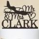Airplane Cake Topper,Mr and Mrs Wedding Cake Topper,Personalized With Last Name, Custom Cake Topper, Pilot Cake Topper,Acrylic Topper C143