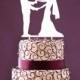 Wedding Cake Topper - Bride and groom, Gold Cake Topper, Wedding Gold Cake Topper, Cake toppers, Cake decoration, wedding decor