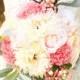 Bouquet Ivory Peach Blush Pink Spring Summer Garden Wedding