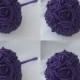Customize Bouquets Violet Bouquets Purple Bouquets Dark Purple Bouquets Violet Roses Violet Bridesmaids Bouquet Purple Purple Bridal Bouquet