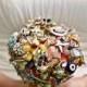 CUSTOM Wedding Vintage Family Heirloom Brooch Bouquet - you send me your collection and I will make you an amazing bouquet