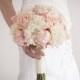 Shabby Chic Wedding Bouquet, Peony Bouquet, Blush Bouquet, Silk Bouquet, Wedding Bouquet, Bridal Bouquet, Wedding Flowers