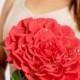 Bridal bouquet,bridesmaids bouquet,big rose,giant flower,wedding bouquet,paper flowers,paper flower rose