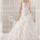 Luna Novias - 8S196 Lurdes 2015 Floor Length Sweetheart Classic Short sleeve Long - Formal Bridesmaid Dresses 2018