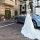 Alessandra Rinaudo 2017 Berta ARAB17612 Embroidery Chapel Train Organza Sweet Ivory Aline Bateau Cap Sleeves Dress For Bride - 2018 Unique Wedding Shop