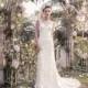 Snow by Annasul Y. 2017 sa3336b Appliques Column Lace Spring Garden V-Neck Sweet Chapel Train Sleeveless Ivory Bridal Dress - Brand Wedding Dresses