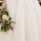 Lace Wedding Dress With Cap Sleeves From Essense Of Australia #wedding