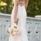 Boho Wedding Dress With Floral Accents