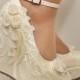 Ivory Wedges ,Wedding Wedge , Wedges, Bridal Wedges,Bridal Shoes, Bridal Platform Wedges, Bridal Ivory Wedges, Ivory Wedding Shoes