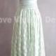 Bridesmaid Dress Infinity Dresses Mint Lace Floor Length Maxi Wrap Convertible Dress Wedding Dress