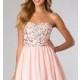 Short Corset Dress with Lace Up Back - Brand Prom Dresses