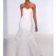 Amsale - Fall 2014 - Devyn Strapless Lace Mermaid Wedding Dress with Ruffle Detail - Stunning Cheap Wedding Dresses