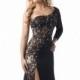 Embellished One Shoulder Gown Dresses by Epic Formals 3876 - Bonny Evening Dresses Online 