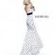 Sherri Hill Black and White Polka Dot Long Prom Dress 2868 - Brand Prom Dresses