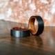 Wood Ring, Black Tungsten Carbide Ring, Mens Wood Ring, wooden ring, Wood, wooden rings, wedding band, Wood rings for men, Wood Inlay ring