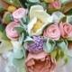 DEPOSIT for custom bridal bouquet / wedding flowers  bridesmaides groomsmen  bouttonniere  centerpieces corsage